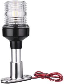 img 4 attached to 🚤 LYCAEA 6" Boat Anchor Light: High Visibility LED Navigation Light for Nautical Safety, Fixed Mount with Stainless Steel Base and Aluminum Tube - 12-24 VDC
