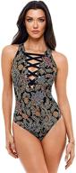 miraclesuit womens amoressa indochine one piece logo