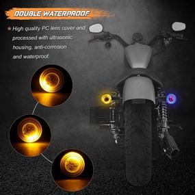 img 3 attached to NTHREEAUTO Sequential Switchback Motorcycle Indicators