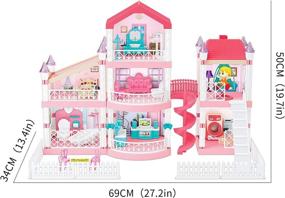img 2 attached to 🏠 Exploring Endless Dollhouse Fun: LEAMEERY Three Story Furniture Accessories Unveiled!