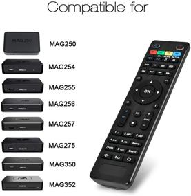 img 3 attached to 📺 Idealco Original Replacement Remote Control for Linux MAG Set Top Box - MAG256, MAG254, MAG250, MAG257, MAG275, MAG352, MAG351, MAG350 OTT IPTV