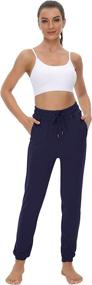 img 1 attached to LOVE FANG Sweatpants Pockets Drawstring Sports & Fitness