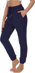 img 4 attached to LOVE FANG Sweatpants Pockets Drawstring Sports & Fitness