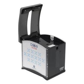 img 2 attached to 🧺 Dixie Ultra Tabletop Interfold Napkin Dispenser (Formerly EasyNap) - Black, 300 Napkin Capacity