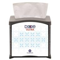 🧺 dixie ultra tabletop interfold napkin dispenser (formerly easynap) - black, 300 napkin capacity logo