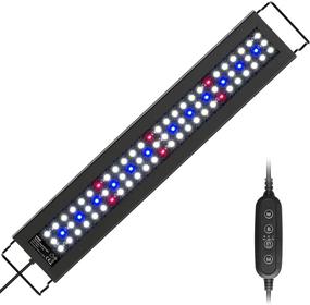 img 4 attached to 🐠 NICREW Freshwater LED Aquarium Light 18-24 Inch, Full Spectrum Fish Tank Light with Timer and Adjustable Color Spectrum - Auto On/Off, 14 Watts