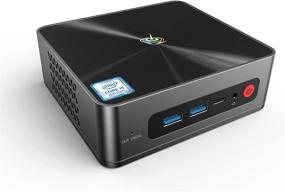 img 4 attached to 💻 Beelink Mini PC Windows 10 Pro, Intel Core i5 8279U 4.1GHz, 8GB DDR4 RAM, 256GB NVMe SSD, 4K Dual HDMI Support, Dual Band WiFi, BT5.0, Gigabit Ethernet, Auto Power On - 4 Cores 8th Gen Intel Core i5