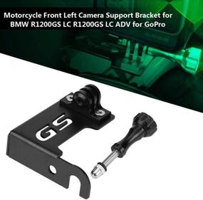 img 3 attached to 🏍️ Black Motorcycle Front Left Camera Support Bracket for BMW R1200GS LC and R1200GS LC ADV - Compatible with GoPro