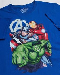 img 2 attached to Marvel Avengers Boys Pack T Shirts: Trendy Tops, Tees & Shirts for Boys' Clothing