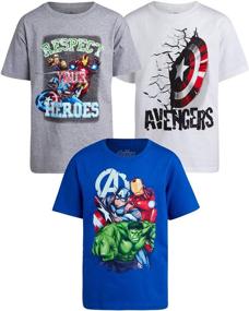 img 4 attached to Marvel Avengers Boys Pack T Shirts: Trendy Tops, Tees & Shirts for Boys' Clothing