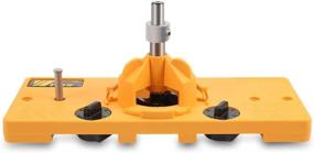 img 3 attached to Orange ArtisanShow Hole Puncher Locator Opener for Door Cabinets - DIY Tool Jig for Drilling Guide, Concealed Hinge Drilling Jig Hole Locator for Easy Cabinet Door Installation, Hinges Drill Woodworking DIY Tools