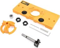 orange artisanshow hole puncher locator opener for door cabinets - diy tool jig for drilling guide, concealed hinge drilling jig hole locator for easy cabinet door installation, hinges drill woodworking diy tools logo