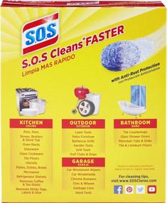 img 3 attached to 🧼 S.O.S. Steel Wool Soap Pads, Pack of 10 - Ultimate Cleaning Solution