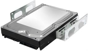 img 4 attached to 🖥️ Kingwin SSD HDD Mounting Kit Internal - Convert 3.5” SSD or HDD to 5.25 Inch Drive Bay - Includes Mounting Screws, Quick Installation [HDM-229]