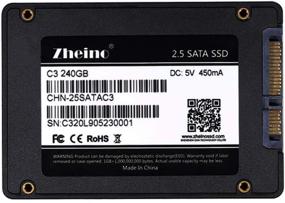 img 3 attached to 💾 Zheino 240ГБ SSD C3 2.5 дюйма SATA III 3D Nand Внутренний твердотельный накопитель (толщина 7 мм) для ноутбука и настольного компьютера.