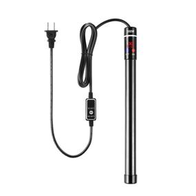 img 4 attached to 🐠 Insputer 300W Aquarium Heater: Submersible Titanium with Temperature Display & External Thermostat Controller for 50-60 Gallon Betta Tanks