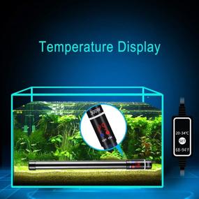 img 2 attached to 🐠 Insputer 300W Aquarium Heater: Submersible Titanium with Temperature Display & External Thermostat Controller for 50-60 Gallon Betta Tanks