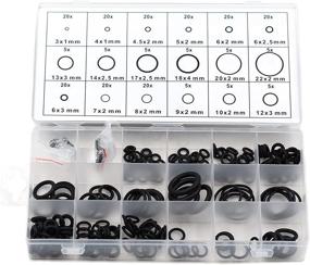 img 4 attached to 🔧 Chiloskit 225pc Rubber O-Ring Assortment Set: Versatile Hydraulic, Plumbing, Air, Gas & Paintball Seal Kit