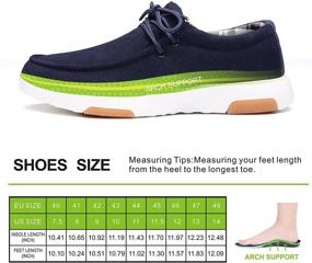 img 2 attached to Orthopedic Fasciitis Comfortable Orthotic Diabetic Men's Shoes for Loafers & Slip-Ons