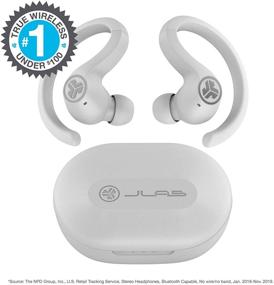 img 3 attached to 🎧 Беспроводные Bluetooth наушники JLab JBuds Air Sport + Зарядный футляр - Белые - Устойчивые к поту IP66 - Соединение Bluetooth 5.0 класса 1 - 3 настройки звука EQ: JLab Signature, Balanced, Bass Boost