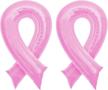 breast cancer awareness ribbon balloons logo