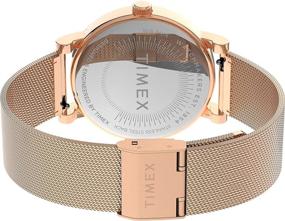 img 1 attached to 💎 Stunning 38mm Dress Watch for Women: Timex Crystal Opulence