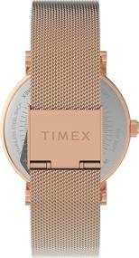 img 2 attached to 💎 Stunning 38mm Dress Watch for Women: Timex Crystal Opulence