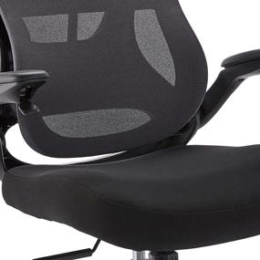 img 1 attached to 🪑 AmazonCommercial High-Back Mesh Chair with Advanced Lumbar Technology - Ergonomic and Infinite Adjustability, Black