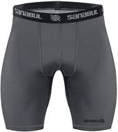 sanabul compression shorts large black logo