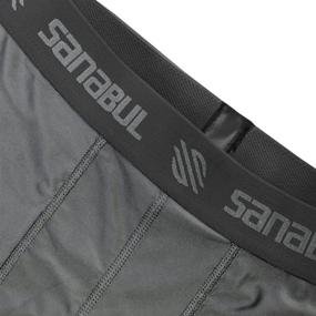 img 1 attached to Sanabul Compression Shorts Large Black