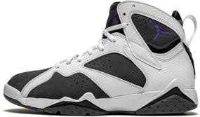 img 4 attached to 👟 CU9307 Jordan Retro Grey Black Varsity Purple Shoes