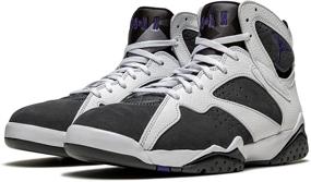 img 3 attached to 👟 CU9307 Jordan Retro Grey Black Varsity Purple Shoes