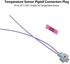 img 3 attached to Coolant Sensor Pigtail Temp 3C3Z 10884 AA