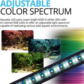 img 1 attached to 🐠 Fluval Aquasky 2.0 LED Aquarium Lighting - 18W, Ideal for 24-36 Inch Aquariums