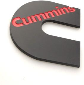 img 1 attached to Cummins Stickers Emblems Tailgates Nameplate Exterior Accessories