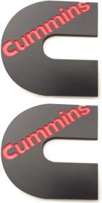 img 4 attached to Cummins Stickers Emblems Tailgates Nameplate Exterior Accessories