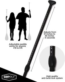 img 1 attached to 🏄 Lightweight SUP Paddle - Adjustable, Durable, and Travel-Friendly