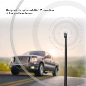 img 3 attached to 📻Рыдонэр 13-дюймовая гибкая резиновая антенна для замены на Dodge Ram 1500 (2012-2021) - улучшенный дизайн приёма FM/AM.
