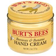 медовый крем для рук burt's bees с пчелиным воском и бананом - банка 2 унции логотип