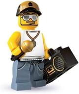 🎤 lego minifigures male rapper mini figure: unleash the hip-hop superstar! логотип
