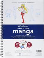 🎨 discover strathmore 200 learning series manga pad: a must-have tool for drawing manga logo