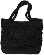 tendycoco shoulder crochet handbag handmade women's handbags & wallets logo