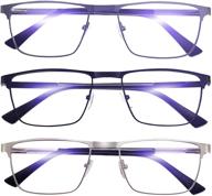 👓 occi chiari 3 pack blue light blocking reading glasses with computer reader pouches - enhanced for seo logo