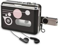 🎵 cassette player with usb conversion: easy portable recorder to digitize tapes into mp3 - no computer needed logo