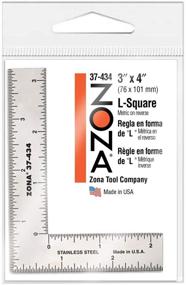 img 2 attached to ➕ Stainless Steel L-Square, Size 3-Inch x 4-Inch, Zona 37-434