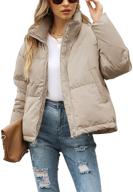 stay warm and chic with women's quilted puffer jacket, perfect for coats, jackets & vests logo