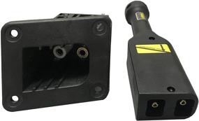 img 4 attached to 🔌 EZGO Powerwise Charger Receptacle Plug for EZGO Medalist & TXT(98+) DCS/PDS - Dr. Access OEM#73345G01/73051-G29+73063-G01