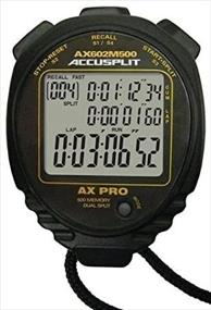 img 2 attached to 🕐 ACCUSPLIT 500 Memory Stopwatch: Enhanced Performance in Sleek Black Design