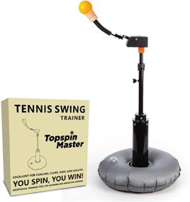 img 4 attached to Revolutionize Your Tennis Swing with TOPSPIN MASTER: Ultimate Portable At-Home Training Tool for Kids and Adults