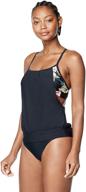 👙 stylish peacoat tankini blouson: speedo women's clothing for swimwear enthusiasts logo